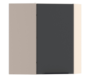 Лофт шкаф навесной угловой 1 дв 60х72 см