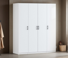 Для одежды, Шкаф четырехдверный Макс 2000 мм, вариант №3 (ЛДСП)