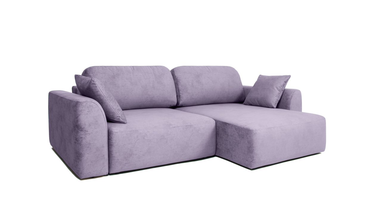 Диваны угловые в гостиную, Диван угловой Trump mini, велюр