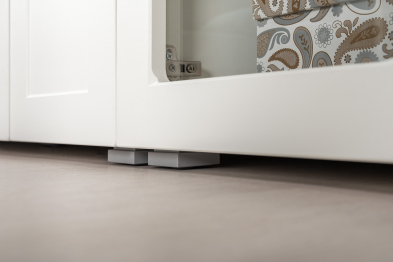 Шкаф-витрина Остин 16.394.01, белая шагрень, дуб золотой крафт