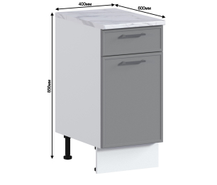 Мюнхен стол 1 ящ, 1 дв, 40х86 см