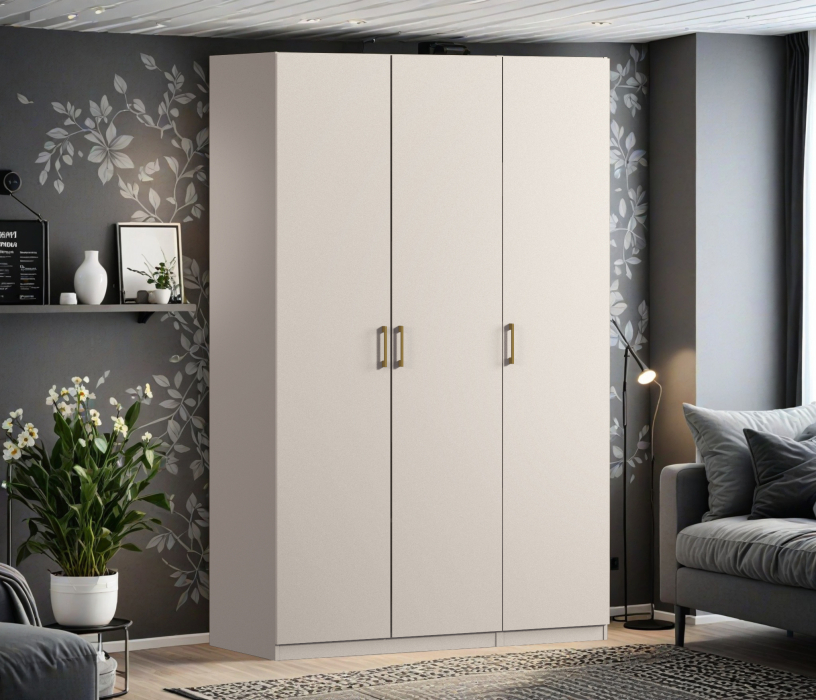 Для одежды, Шкаф трехдверный Макс 1500 мм, вариант №3 (ЛДСП)