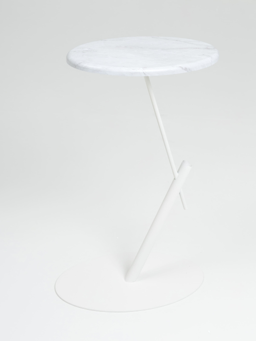 Журнальные столики, Приставной журнальный столик в стиле лофт круглый М015.6Д70