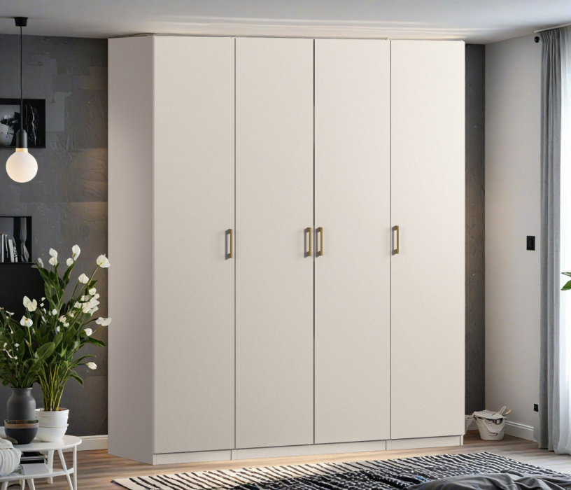 Для одежды, Шкаф четырехдверный Макс 2000 мм, вариант №1 (ЛДСП)