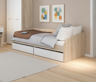 Кровать Мамбо СБ-2372.Н с матрасом Сити - Бормио 900*2000