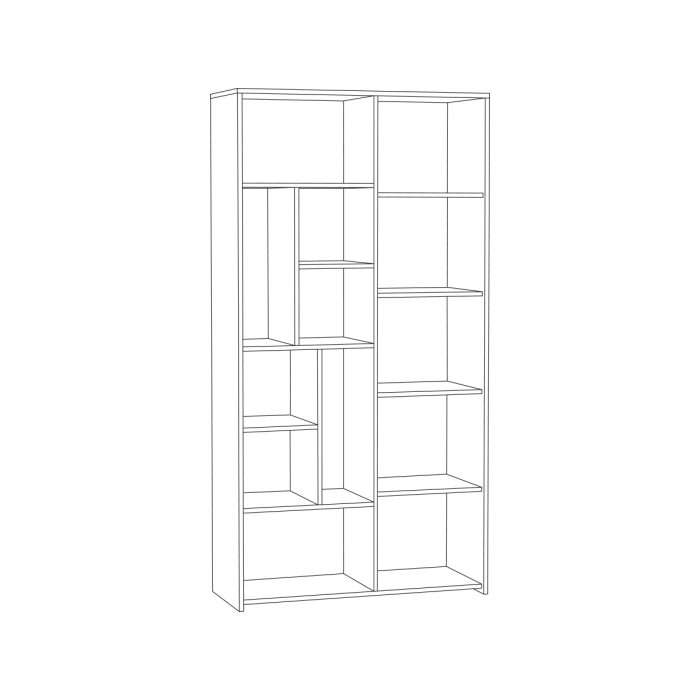 Стеллажи, Шкаф-стеллаж Трувор 13.206