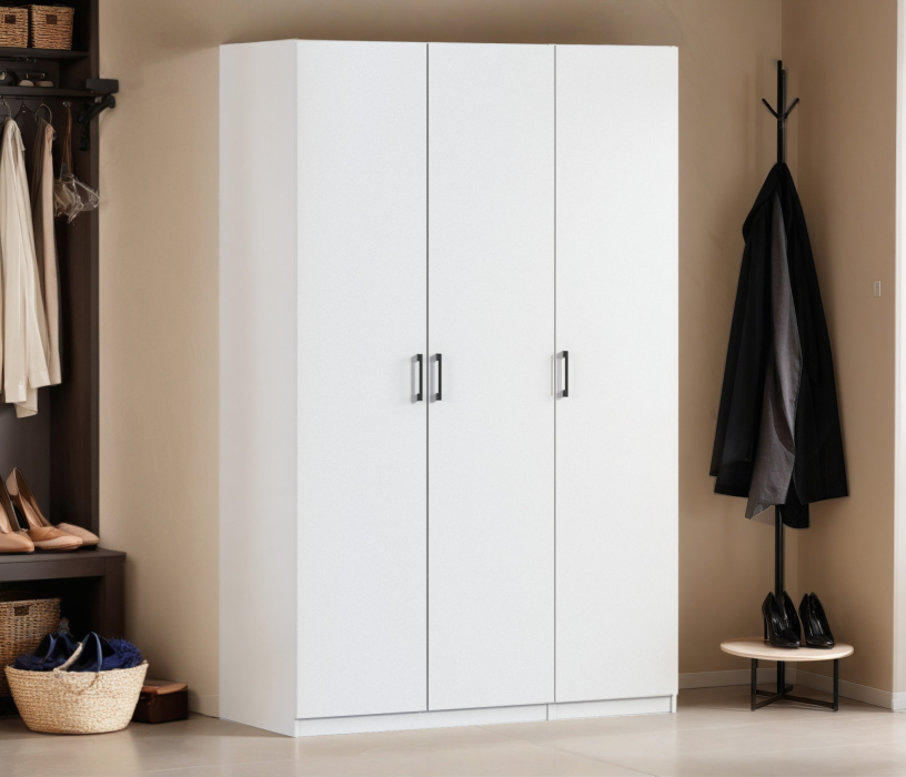 Для одежды, Шкаф трехдверный Макс 1500 мм, вариант №3 (ЛДСП)