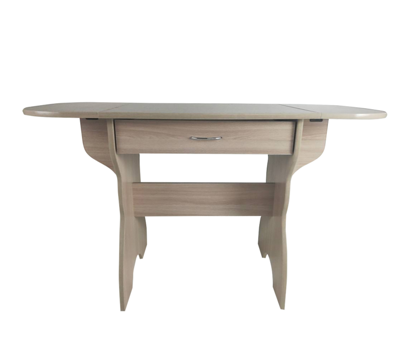 Обеденные столы, Стол уши-ящик ЛДСП ясень шимо светлый