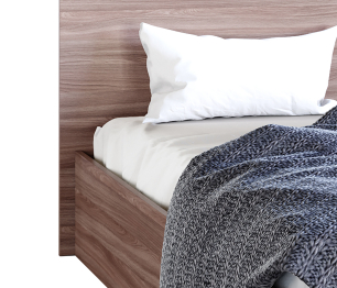 Кровать Эко 1,2 м ЛДСП