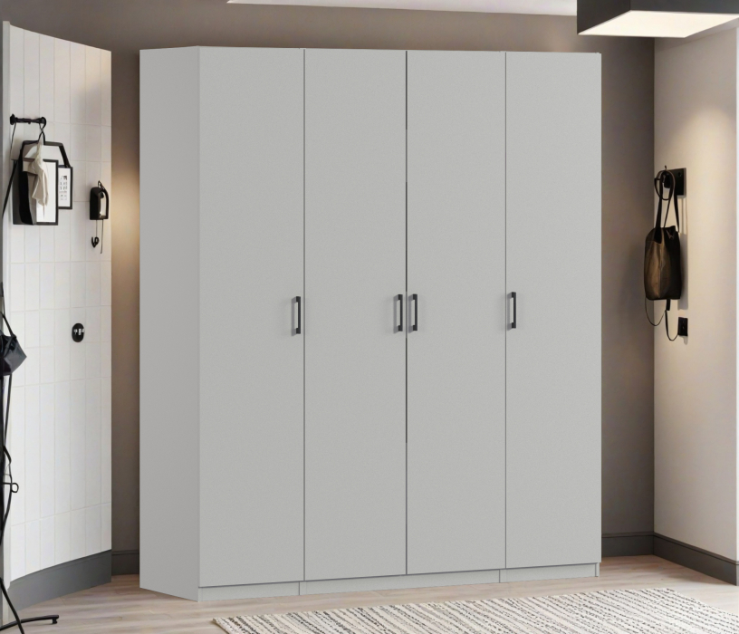 Для одежды, Шкаф четырехдверный Макс 2000 мм, вариант №3 (ЛДСП)