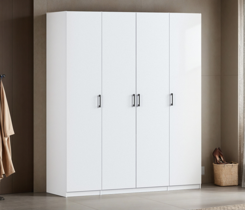 Для одежды, Шкаф четырехдверный Макс 2000 мм, вариант №4 (ЛДСП)