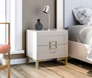 Тумба Ассоль СБ-3436 Кашемир серый/МДФ Кашемир