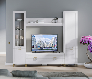 Комплект для гостиной Ассоль, Белый