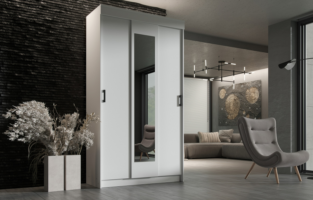 Шкафы-купе, Шкаф-купе Эко 1,2 м ЛДСП