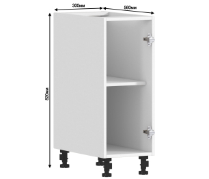 Регина корпус для стола 1 дв 30х82 см