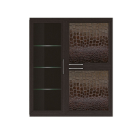 Настенные полки, Парма-Люкс №13 полка 3 дверная