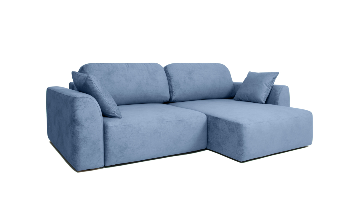 Диваны угловые в гостиную, Диван угловой Trump mini, велюр