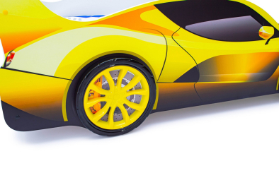 Детская кровать-машина Бельмарко "Феррари", с матрасом Бельмарко "Альфа"