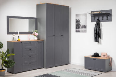 Вешалка Остин 15.12, серый графит