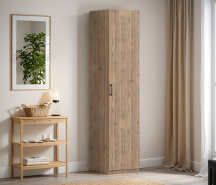 Шкаф однодверный Макс 500 мм, вариант №2 (ЛДСП, дуб вотан)