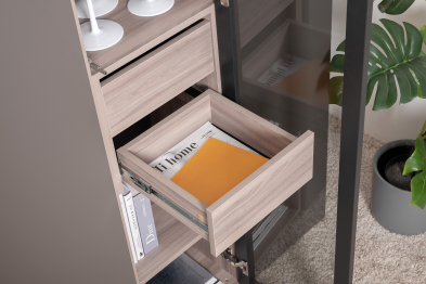 Шкаф-витрина Роквуд 16.322.04